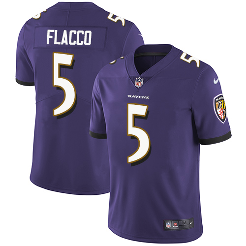 Nike Ravens #5 Joe Flacco Purple Team Color Youth Stitched NFL Vapor Untouchable Limited Jersey Nike Ravens #5 Joe Flacco Purple Team Color Youth Stitched NFL Vapor Untouchable Limited Jersey