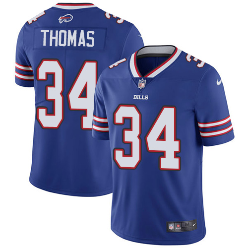Nike Bills #34 Thurman Thomas Royal Blue Team Color Youth Stitched NFL Vapor Untouchable Limited Jersey Nike Bills #34 Thurman Thomas Royal Blue Team Color Youth Stitched NFL Vapor Untouchable Limited Jersey