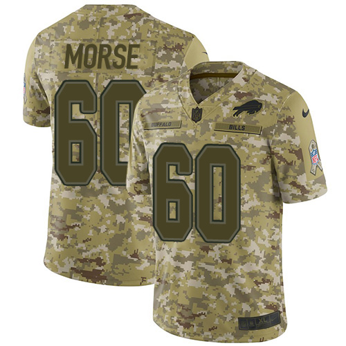 Nike Bills #60 Mitch Morse Camo Youth Stitched NFL Limited 2018 Salute to Service Jersey Nike Bills #60 Mitch Morse Camo Youth Stitched NFL Limited 2018 Salute to Service Jersey
