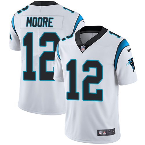 Nike Panthers #12 DJ Moore White Youth Stitched NFL Vapor Untouchable Limited Jersey Nike Panthers #12 DJ Moore White Youth Stitched NFL Vapor Untouchable Limited Jersey