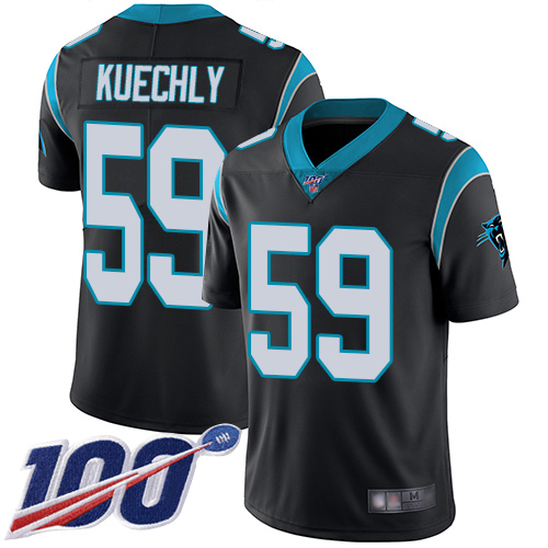 Nike Panthers #59 Luke Kuechly Black Team Color Youth Stitched NFL 100th Season Vapor Limited Jersey Nike Panthers #59 Luke Kuechly Black Team Color Youth Stitched NFL 100th Season Vapor Limited Jersey