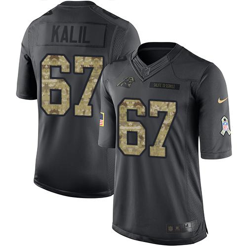 Nike Panthers #67 Ryan Kalil Black Youth Stitched NFL Limited 2016 Salute to Service Jersey Nike Panthers #67 Ryan Kalil Black Youth Stitched NFL Limited 2016 Salute to Service Jersey