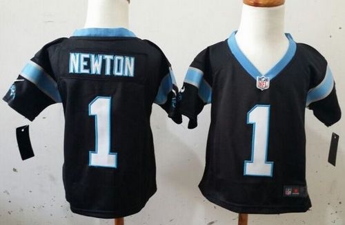 Toddler Nike Panthers #1 Cam Newton Black Team Color Stitched NFL Elite Jersey Toddler Nike Panthers #1 Cam Newton Black Team Color Stitched NFL Elite Jersey