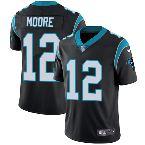 Nike Panthers #12 DJ Moore Black Team Color Youth Stitched NFL Vapor Untouchable Limited Jersey Nike Panthers #12 DJ Moore Black Team Color Youth Stitched NFL Vapor Untouchable Limited Jersey