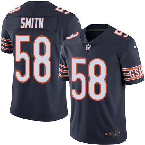 Nike Bears #58 Roquan Smith Navy Blue Team Color Youth Stitched NFL Vapor Untouchable Limited Jersey Nike Bears #58 Roquan Smith Navy Blue Team Color Youth Stitched NFL Vapor Untouchable Limited Jersey