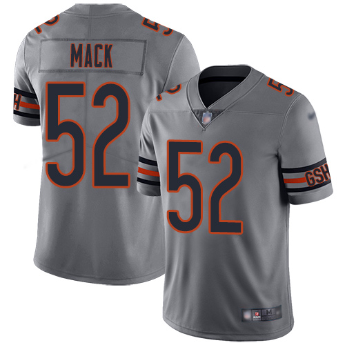 Nike Bears #52 Khalil Mack Silver Youth Stitched NFL Limited Inverted Legend Jersey Nike Bears #52 Khalil Mack Silver Youth Stitched NFL Limited Inverted Legend Jersey