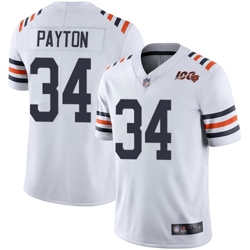 Nike Bears #34 Walter Payton White Alternate Youth Stitched NFL Vapor Untouchable Limited 100th Season Jersey Nike Bears #34 Walter Payton White Alternate Youth Stitched NFL Vapor Untouchable Limited 100th Season Jersey