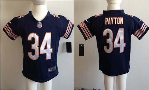 Toddler Nike Bears #34 Walter Payton Navy Blue Team Color Stitched NFL Elite Jersey Toddler Nike Bears #34 Walter Payton Navy Blue Team Color Stitched NFL Elite Jersey