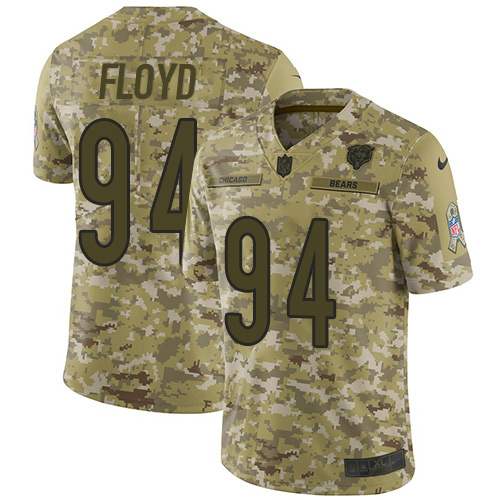 Nike Bears #94 Leonard Floyd Camo Youth Stitched NFL Limited 2018 Salute to Service Jersey Nike Bears #94 Leonard Floyd Camo Youth Stitched NFL Limited 2018 Salute to Service Jersey
