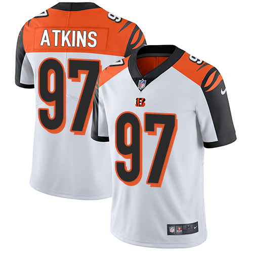 Nike Bengals #97 Geno Atkins White Youth Stitched NFL Vapor Untouchable Limited Jersey Nike Bengals #97 Geno Atkins White Youth Stitched NFL Vapor Untouchable Limited Jersey
