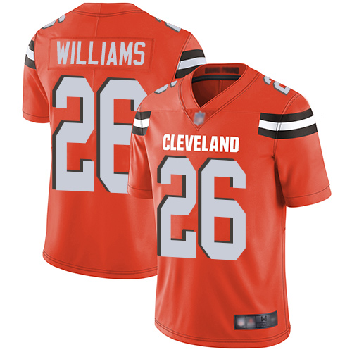 Nike Browns #26 Greedy Williams Orange Alternate Youth Stitched NFL Vapor Untouchable Limited Jersey Nike Browns #26 Greedy Williams Orange Alternate Youth Stitched NFL Vapor Untouchable Limited Jersey