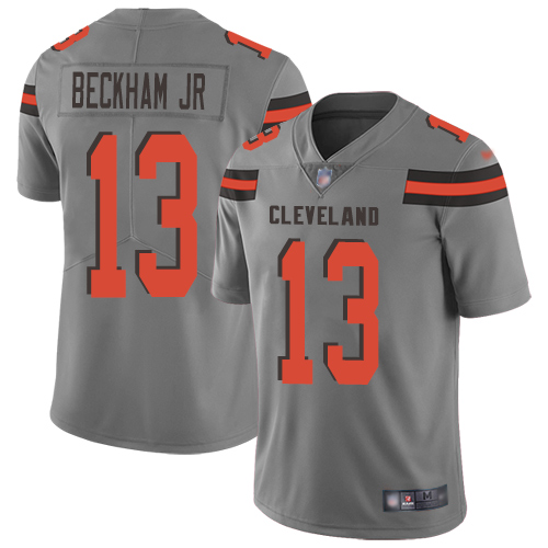 Nike Browns #13 Odell Beckham Jr Gray Youth Stitched NFL Limited Inverted Legend Jersey Nike Browns #13 Odell Beckham Jr Gray Youth Stitched NFL Limited Inverted Legend Jersey