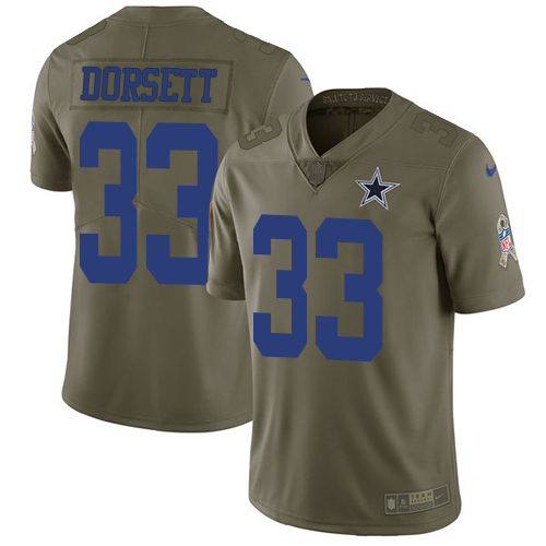 Nike Cowboys #33 Tony Dorsett Olive Youth Stitched NFL Limited 2017 Salute to Service Jersey Nike Cowboys #33 Tony Dorsett Olive Youth Stitched NFL Limited 2017 Salute to Service Jersey