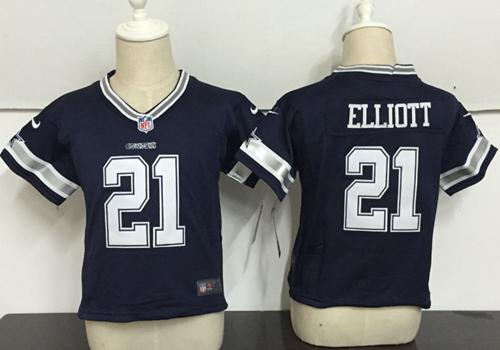 Toddler Nike Cowboys #21 Ezekiel Elliott Navy Blue Team Color Stitched NFL Elite Jersey Toddler Nike Cowboys #21 Ezekiel Elliott Navy Blue Team Color Stitched NFL Elite Jersey