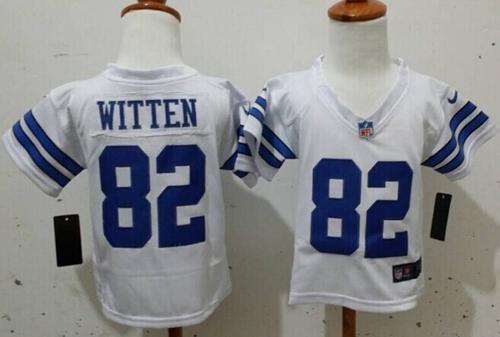 Toddler Nike Cowboys #82 Jason Witten White Stitched NFL Elite Jersey Toddler Nike Cowboys #82 Jason Witten White Stitched NFL Elite Jersey
