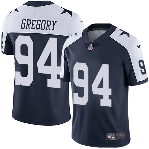 Nike Cowboys #94 Randy Gregory Navy Blue Thanksgiving Youth Stitched NFL Vapor Untouchable Limited Throwback Jersey Nike Cowboys #94 Randy Gregory Navy Blue Thanksgiving Youth Stitched NFL Vapor Untouchable Limited Throwback Jersey