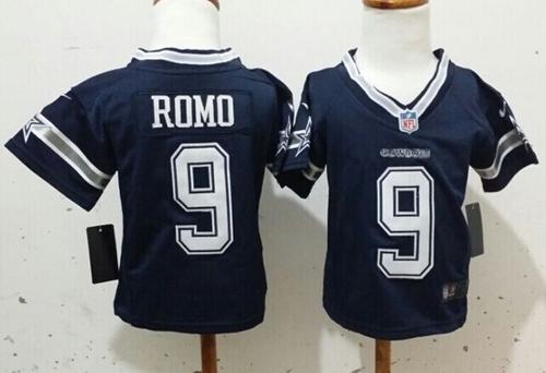 Toddler Nike Cowboys #9 Tony Romo Navy Blue Team Color Stitched NFL Elite Jersey Toddler Nike Cowboys #9 Tony Romo Navy Blue Team Color Stitched NFL Elite Jersey