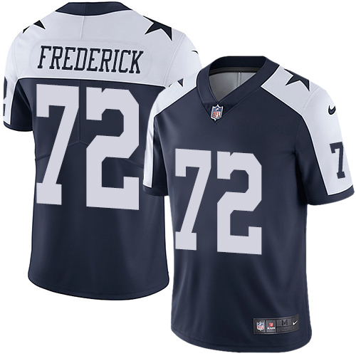 Nike Cowboys #72 Travis Frederick Navy Blue Thanksgiving Youth Stitched NFL Vapor Untouchable Limited Throwback Jersey Nike Cowboys #72 Travis Frederick Navy Blue Thanksgiving Youth Stitched NFL Vapor Untouchable Limited Throwback Jersey