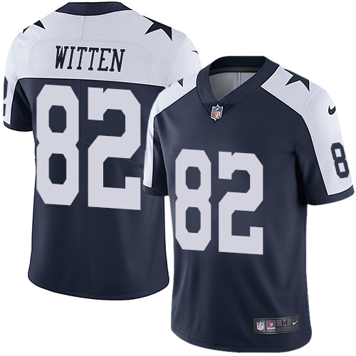 Nike Cowboys #82 Jason Witten Navy Blue Thanksgiving Youth Stitched NFL Vapor Untouchable Limited Throwback Jersey Nike Cowboys #82 Jason Witten Navy Blue Thanksgiving Youth Stitched NFL Vapor Untouchable Limited Throwback Jersey