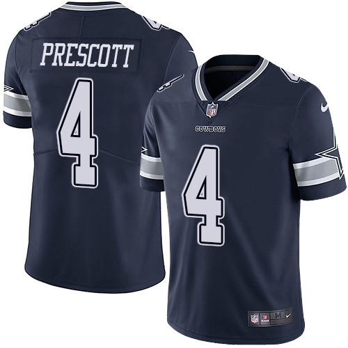 Nike Cowboys #4 Dak Prescott Navy Blue Team Color Youth Stitched NFL Vapor Untouchable Limited Jersey Nike Cowboys #4 Dak Prescott Navy Blue Team Color Youth Stitched NFL Vapor Untouchable Limited Jersey