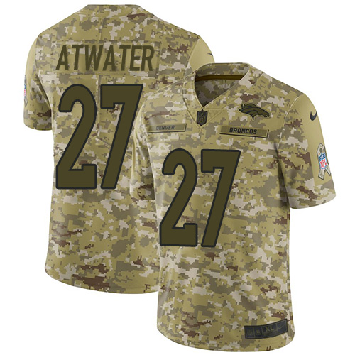 Nike Broncos #27 Steve Atwater Camo Youth Stitched NFL Limited 2018 Salute to Service Jersey Nike Broncos #27 Steve Atwater Camo Youth Stitched NFL Limited 2018 Salute to Service Jersey