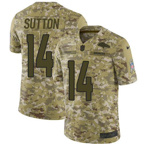Nike Broncos #14 Courtland Sutton Camo Youth Stitched NFL Limited 2018 Salute to Service Jersey Nike Broncos #14 Courtland Sutton Camo Youth Stitched NFL Limited 2018 Salute to Service Jersey