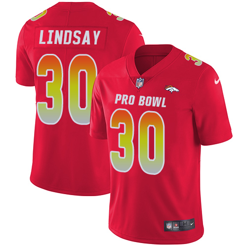 Nike Broncos #30 Phillip Lindsay Red Youth Stitched NFL Limited AFC 2019 Pro Bowl Jersey Nike Broncos #30 Phillip Lindsay Red Youth Stitched NFL Limited AFC 2019 Pro Bowl Jersey