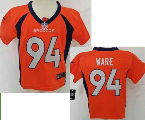 Toddler Nike Broncos #94 DeMarcus Ware Orange Team Color Stitched NFL Elite Jersey Toddler Nike Broncos #94 DeMarcus Ware Orange Team Color Stitched NFL Elite Jersey