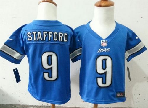 Toddler Nike Lions #9 Matthew Stafford Blue Team Color Stitched NFL Elite Jersey Toddler Nike Lions #9 Matthew Stafford Blue Team Color Stitched NFL Elite Jersey