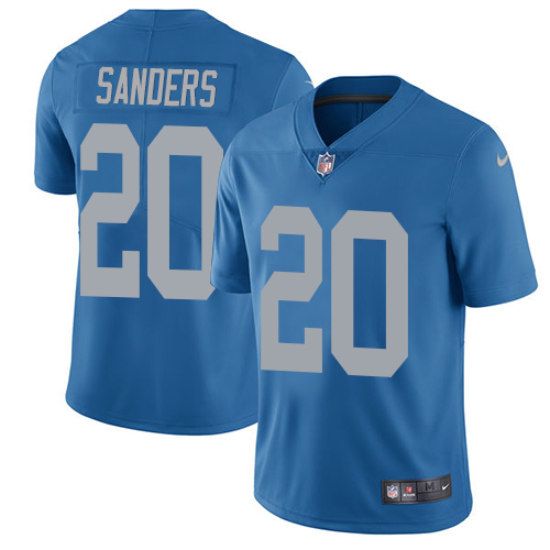 Nike Lions #20 Barry Sanders Blue Throwback Youth Stitched NFL Vapor Untouchable Limited Jersey Nike Lions #20 Barry Sanders Blue Throwback Youth Stitched NFL Vapor Untouchable Limited Jersey