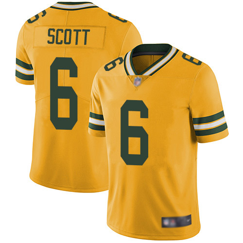 Nike Packers #6 JK Scott Yellow Youth Stitched NFL Limited Rush Jersey Nike Packers #6 JK Scott Yellow Youth Stitched NFL Limited Rush Jersey