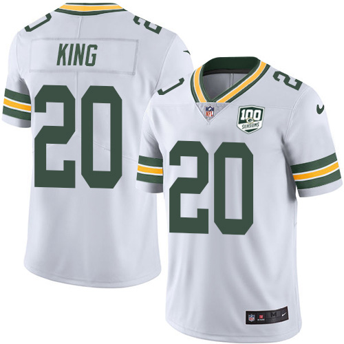 Nike Packers #20 Kevin King White Youth 100th Season Stitched NFL Vapor Untouchable Limited Jersey Nike Packers #20 Kevin King White Youth 100th Season Stitched NFL Vapor Untouchable Limited Jersey