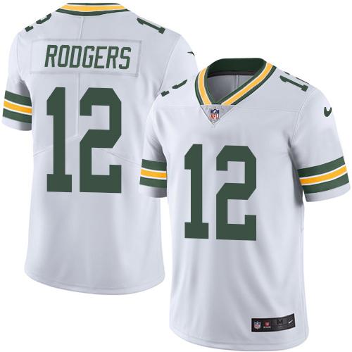 Nike Packers #12 Aaron Rodgers White Youth Stitched NFL Vapor Untouchable Limited Jersey Nike Packers #12 Aaron Rodgers White Youth Stitched NFL Vapor Untouchable Limited Jersey