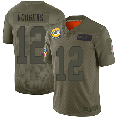 Nike Packers #12 Aaron Rodgers Camo Youth Stitched NFL Limited 2019 Salute to Service Jersey Nike Packers #12 Aaron Rodgers Camo Youth Stitched NFL Limited 2019 Salute to Service Jersey