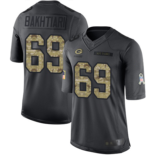 Nike Packers #69 David Bakhtiari Black Youth Stitched NFL Limited 2016 Salute to Service Jersey Nike Packers #69 David Bakhtiari Black Youth Stitched NFL Limited 2016 Salute to Service Jersey