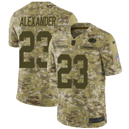 Nike Packers #23 Jaire Alexander Camo Youth Stitched NFL Limited 2018 Salute to Service Jersey Nike Packers #23 Jaire Alexander Camo Youth Stitched NFL Limited 2018 Salute to Service Jersey