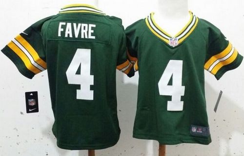 Toddler Nike Packers #4 Brett Favre Green Team Color Stitched NFL Elite Jersey Toddler Nike Packers #4 Brett Favre Green Team Color Stitched NFL Elite Jersey