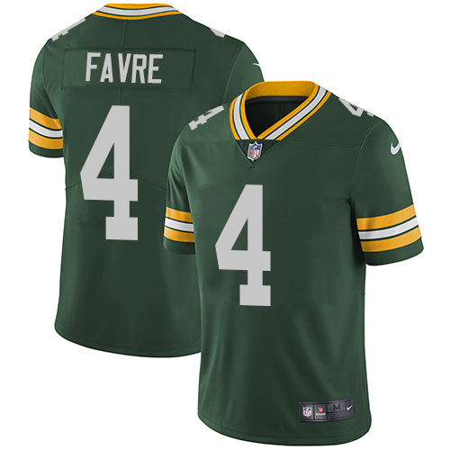 Nike Packers #4 Brett Favre Green Team Color Youth Stitched NFL Vapor Untouchable Limited Jersey Nike Packers #4 Brett Favre Green Team Color Youth Stitched NFL Vapor Untouchable Limited Jersey