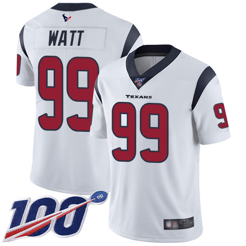 Nike Texans #99 J.J. Watt White Youth Stitched NFL 100th Season Vapor Limited Jersey Nike Texans #99 J.J. Watt White Youth Stitched NFL 100th Season Vapor Limited Jersey