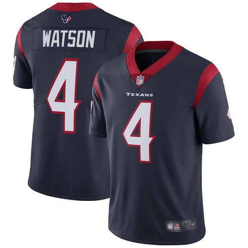 Nike Texans #4 Deshaun Watson Navy Blue Team Color Youth Stitched NFL Vapor Untouchable Limited Jersey Nike Texans #4 Deshaun Watson Navy Blue Team Color Youth Stitched NFL Vapor Untouchable Limited Jersey