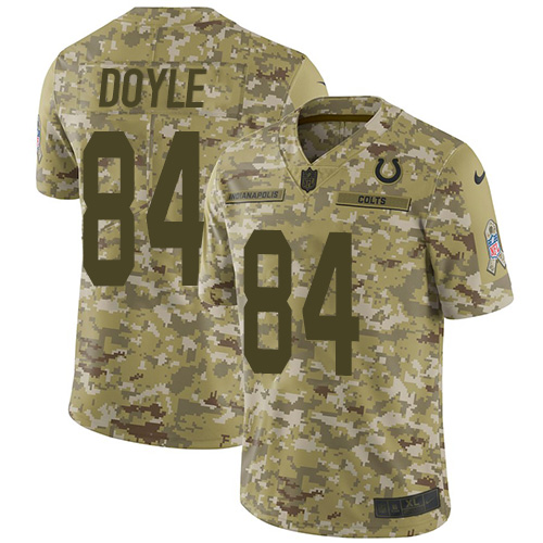 Nike Colts #84 Jack Doyle Camo Youth Stitched NFL Limited 2018 Salute to Service Jersey Nike Colts #84 Jack Doyle Camo Youth Stitched NFL Limited 2018 Salute to Service Jersey