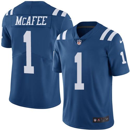 Nike Colts #1 Pat McAfee Royal Blue Youth Stitched NFL Limited Rush Jersey Nike Colts #1 Pat McAfee Royal Blue Youth Stitched NFL Limited Rush Jersey