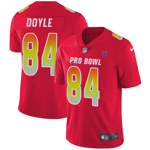 Nike Colts #84 Jack Doyle Red Youth Stitched NFL Limited AFC 2018 Pro Bowl Jersey Nike Colts #84 Jack Doyle Red Youth Stitched NFL Limited AFC 2018 Pro Bowl Jersey