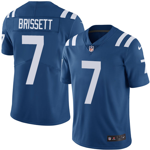 Nike Colts #7 Jacoby Brissett Royal Blue Team Color Youth Stitched NFL Vapor Untouchable Limited Jersey Nike Colts #7 Jacoby Brissett Royal Blue Team Color Youth Stitched NFL Vapor Untouchable Limited Jersey