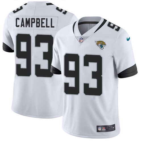 Nike Jaguars #93 Calais Campbell White Youth Stitched NFL Vapor Untouchable Limited Jersey Nike Jaguars #93 Calais Campbell White Youth Stitched NFL Vapor Untouchable Limited Jersey