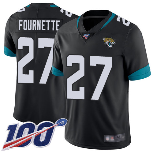 Nike Jaguars #27 Leonard Fournette Black Team Color Youth Stitched NFL 100th Season Vapor Limited Jersey Nike Jaguars #27 Leonard Fournette Black Team Color Youth Stitched NFL 100th Season Vapor Limited Jersey