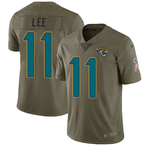 Nike Jaguars #11 Marqise Lee Olive Youth Stitched NFL Limited 2017 Salute to Service Jersey Nike Jaguars #11 Marqise Lee Olive Youth Stitched NFL Limited 2017 Salute to Service Jersey