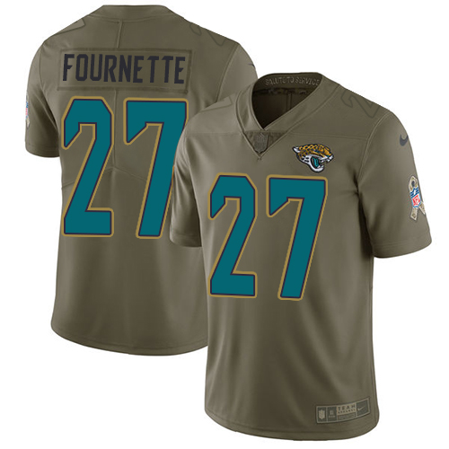 Nike Jaguars #27 Leonard Fournette Olive Youth Stitched NFL Limited 2017 Salute to Service Jersey Nike Jaguars #27 Leonard Fournette Olive Youth Stitched NFL Limited 2017 Salute to Service Jersey