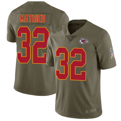 Nike Chiefs #32 Tyrann Mathieu Olive Youth Stitched NFL Limited 2017 Salute to Service Jersey Nike Chiefs #32 Tyrann Mathieu Olive Youth Stitched NFL Limited 2017 Salute to Service Jersey