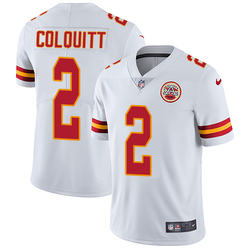 Nike Chiefs #2 Dustin Colquitt White Youth Stitched NFL Vapor Untouchable Limited Jersey Nike Chiefs #2 Dustin Colquitt White Youth Stitched NFL Vapor Untouchable Limited Jersey